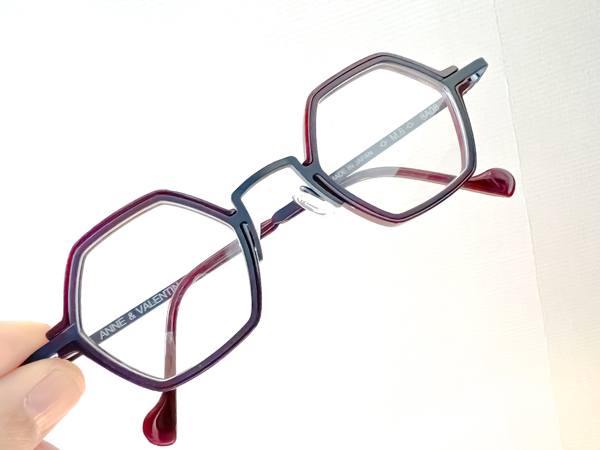 Glasses sent from France.Model M8.アンバレンタインM.8登場。