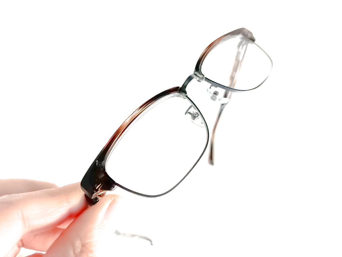 H106 999.9 フォーナインズ　サングラス　クリアスモーク　ブラック　良品 H106 999.9 フォーナインズ サングラス クリアスモーク ブラック 良品