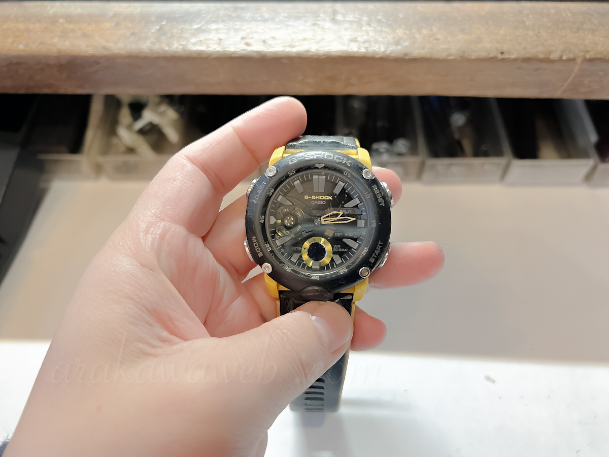 G-SHOCK ジーショック 電池交換 静岡