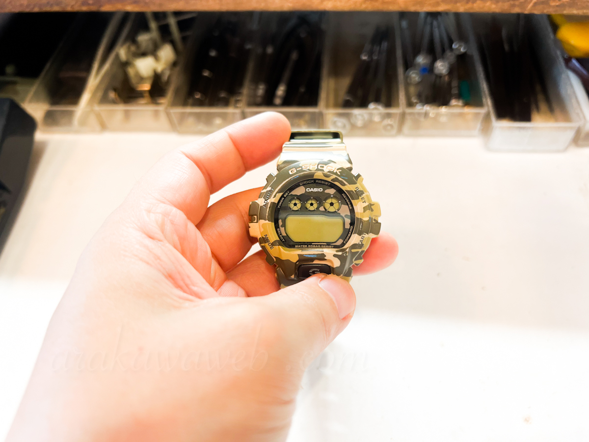 G-SHOCK
GMD-S6900CF
電池交換
時計修理