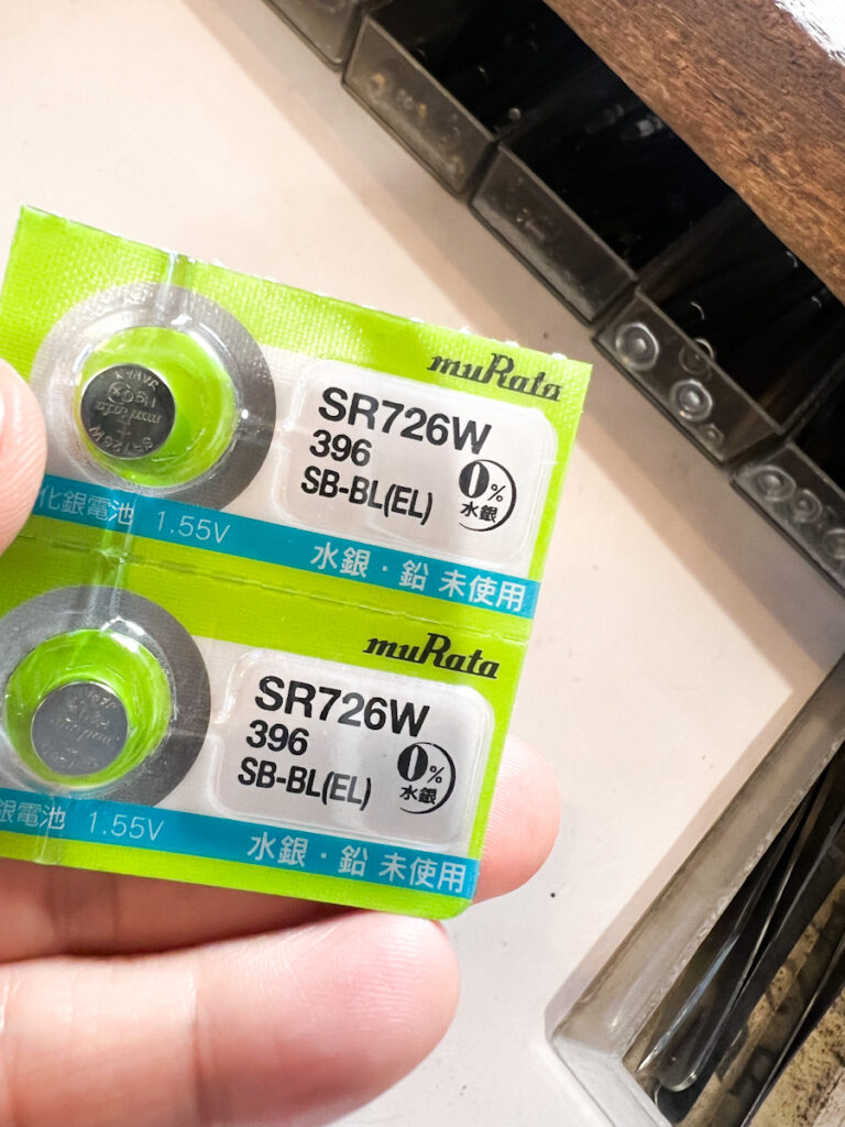 SR726W
電池交換
時計修理技能士1級
