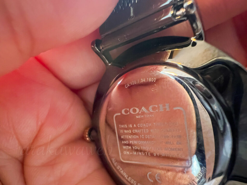コーチ腕時計修理
COACH腕時計修理
時計修理技能士1級