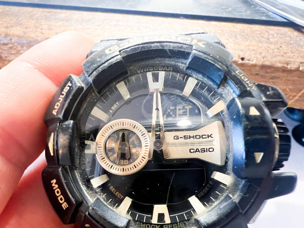 G-SHOCK GA-400GB電池交換】最短対応！税込2,000円で即日OK