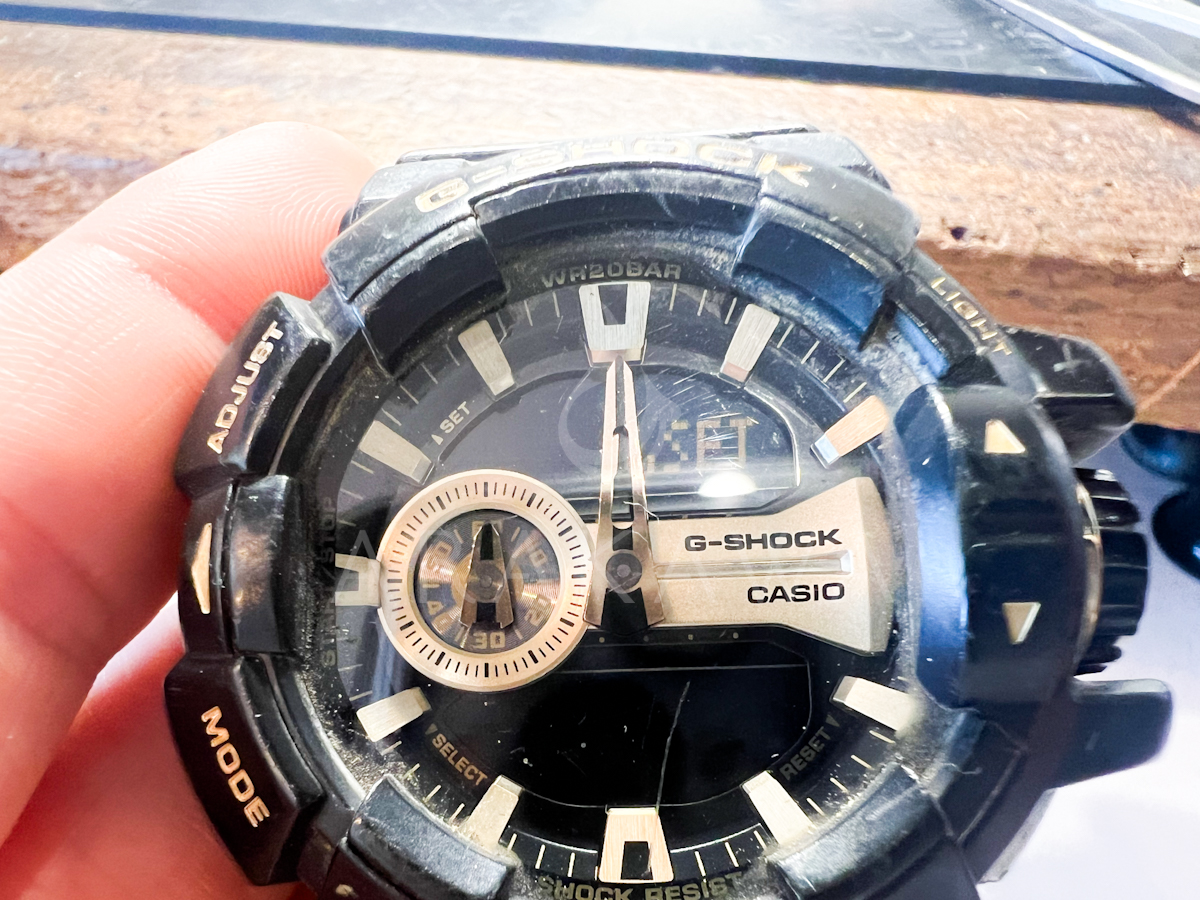 G-SHOCK GA-400GB電池交換】最短対応！税込2,000円で即日OK