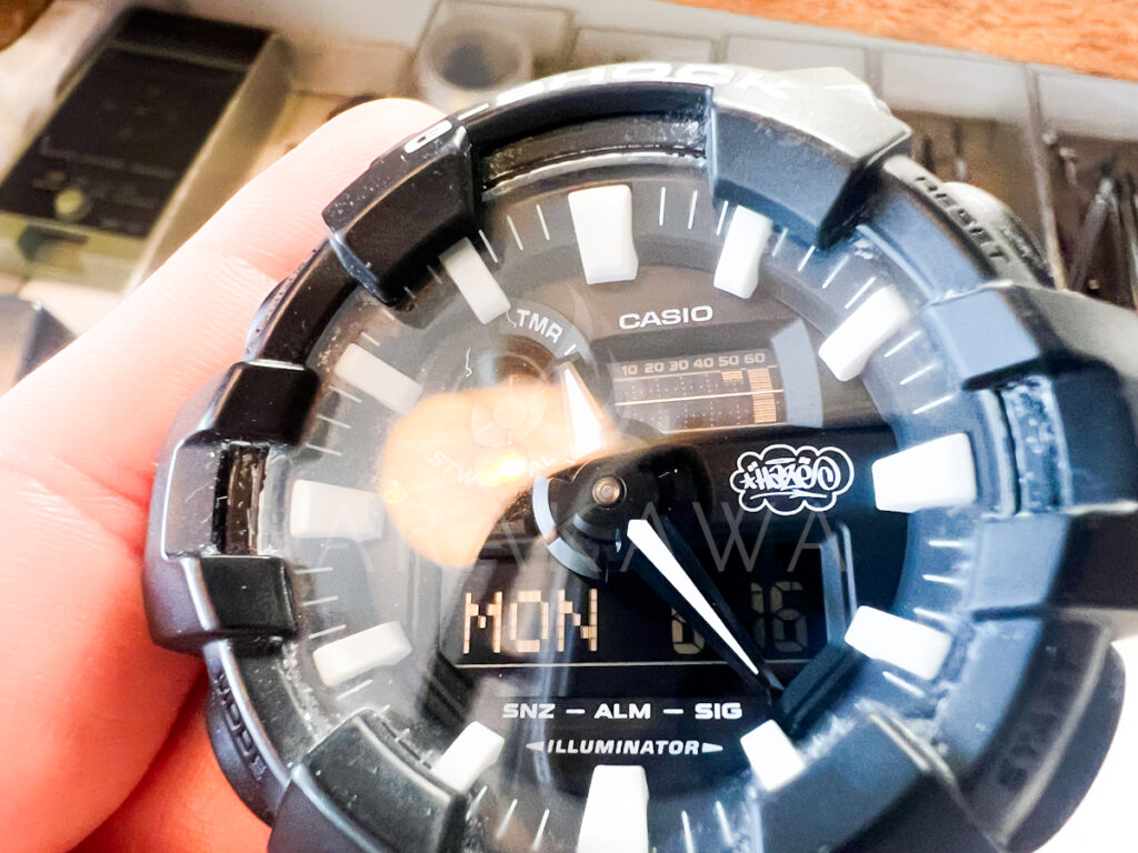 硝子掃除
腕時計修理
CASIO
G-SHOCK
荒川時計店
