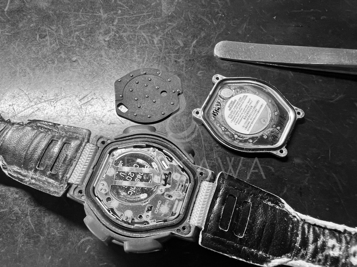 DW-8800 CASIO電池交換 G-SHOCK電池交換 静岡 ARAKAWA
