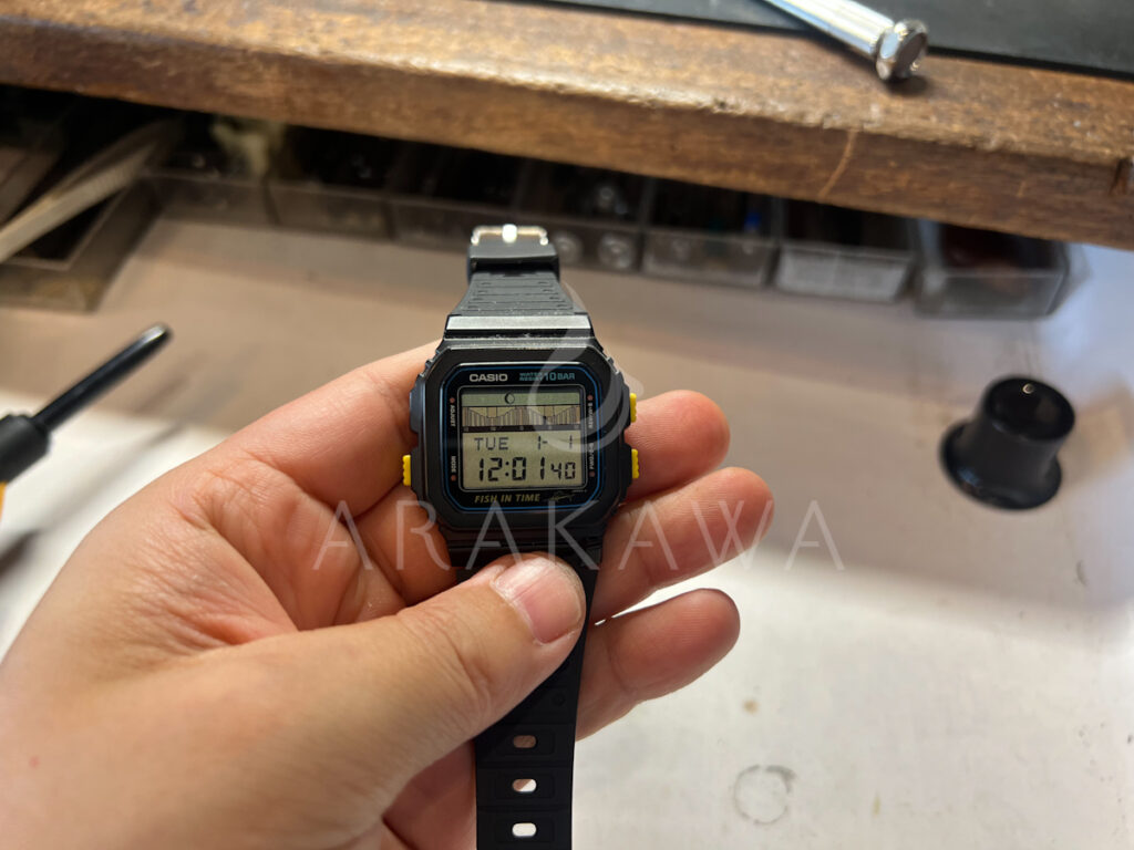 CASIO
FT-100W
電池交換
荒川時計店