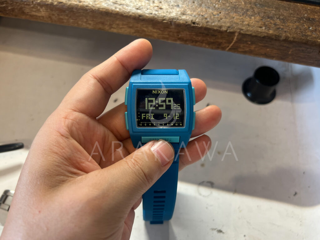 NIXON電池交換
NIXON時計修理
静岡
ARAKAWA