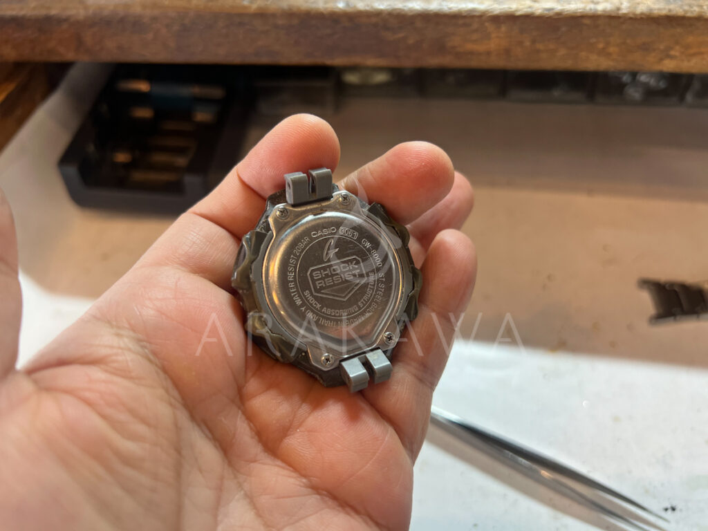 G-SHOCK時計修理
CASIO時計修理
荒川時計店
ARAKAWA
二次電池交換