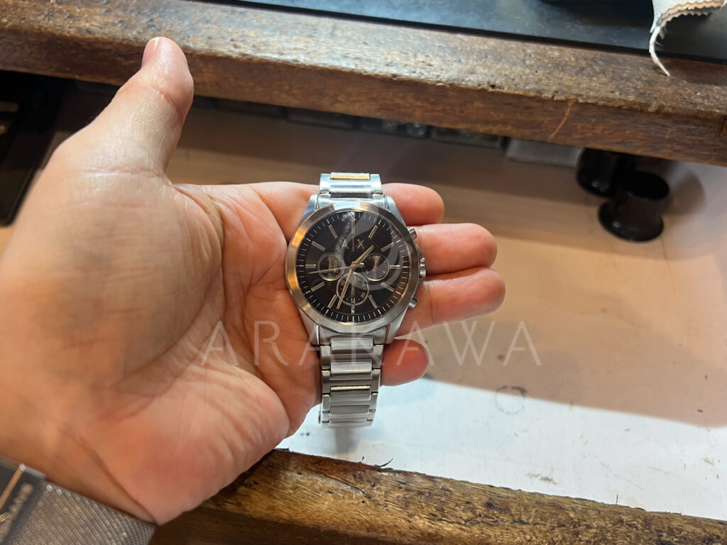 アルマーニエクスチェンジ
腕時計
電池交換
静岡
荒川時計店