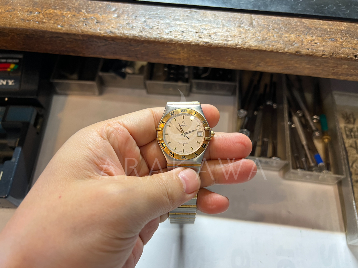 OMEGA CONSTELATION 電池交換