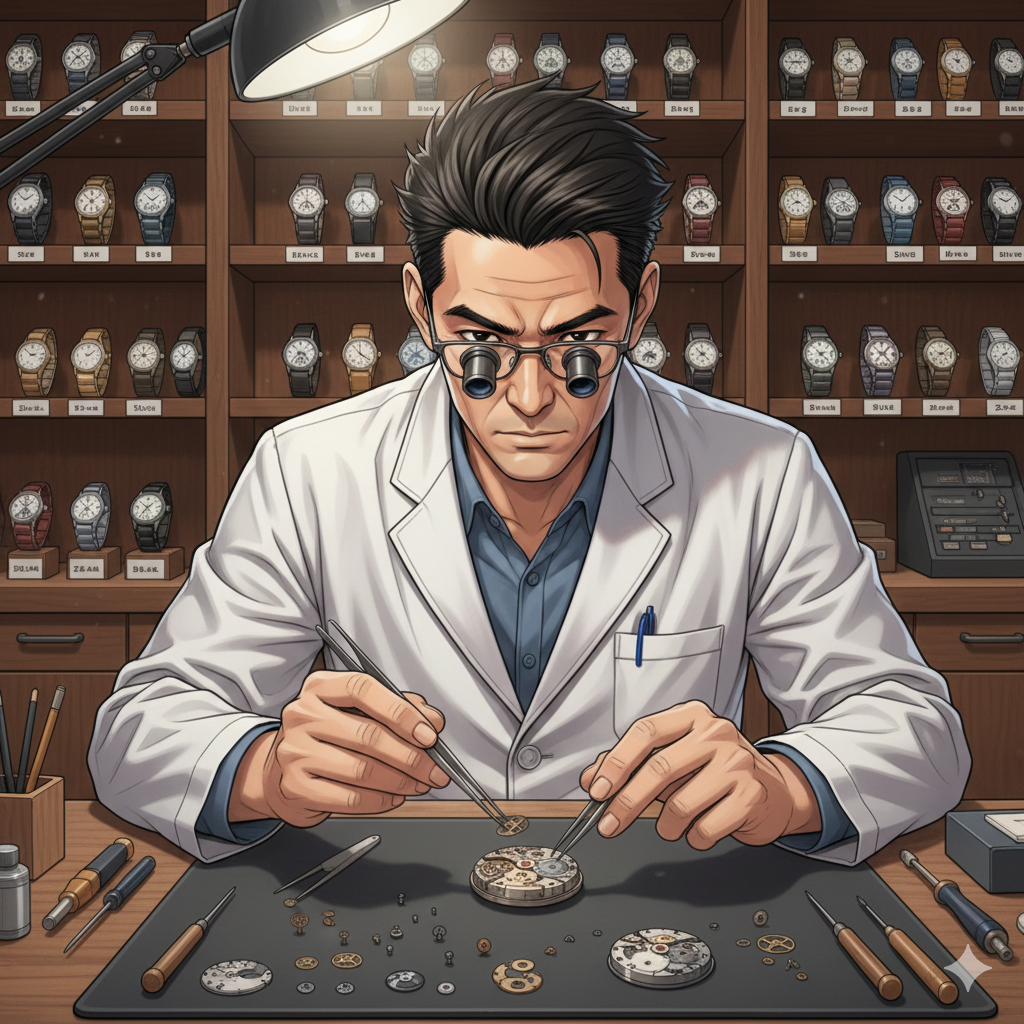 静岡
函南
荒川時計店
時計修理
時計電池交換